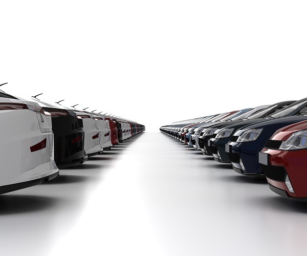 3D-Darstellung von Neuwagen