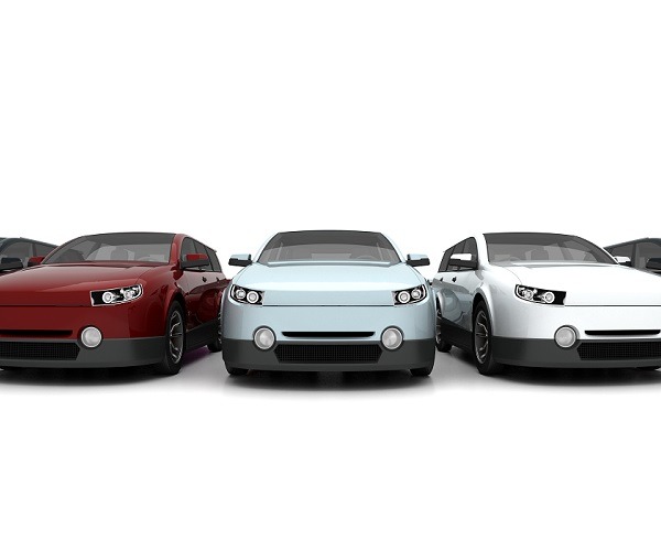 3D-Illustration von Autos